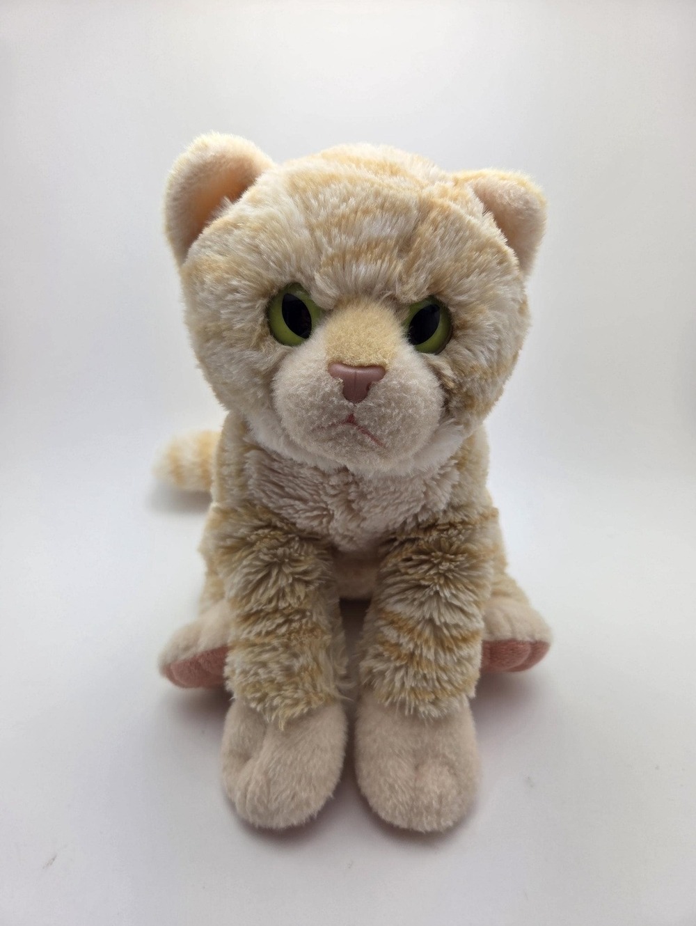 Wild Republic Tabby Cat Plush Green Eyes (12 inch)